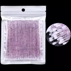 Glitter Microbrushes - 2,5 mm, 100pcs