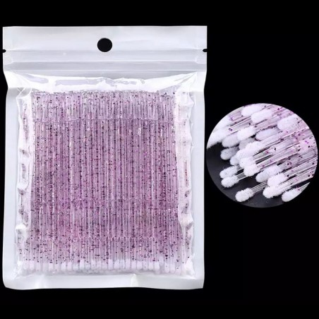 Glitter Microbrushes - 2,5 mm, 100pcs