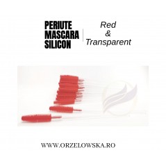 Silicone Mascara Wand for brushing the eyelash extensions- 50 pcs