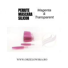Silicone Mascara Wand for brushing the eyelash extensions- 50 pcs