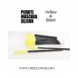 White Silicone Mascara Wand for brushing the eyelash extensions- 50 pcs (light pink & transparent))