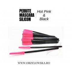 Silicone Mascara Wand for brushing the eyelash extensions- 50 pcs