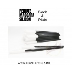 Silicone Mascara Wand for brushing the eyelash extensions- 50 pcs