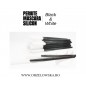 White Silicone Mascara Wand for brushing the eyelash extensions- 50 pcs (light pink & transparent))