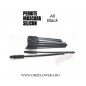 White Silicone Mascara Wand for brushing the eyelash extensions- 50 pcs (light pink & transparent))