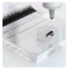 Pallete, with small adhesive flower groove for eyelash extensions