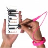 Pink Silicon Bracelet For Tweezer's Protection