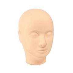Practice Silicon Mannequin Head + Strip Lashes