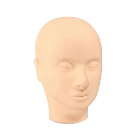 Practice Silicon Mannequin Head + Strip Lashes