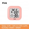 Mini digital thermometer, for measuring humidity and temperature (blue)