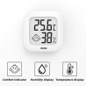 Mini digital thermometer, for measuring humidity and temperature (blue)