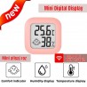Mini digital thermometer, for measuring humidity and temperature (blue)