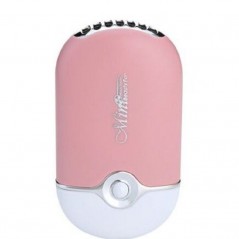 Light Pink Mini Fan USB Eyelash Fan, air condition