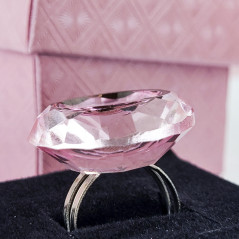 Crystal Ring for eyelash extension glue
