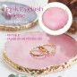 Pink Resin Palette, Reusable