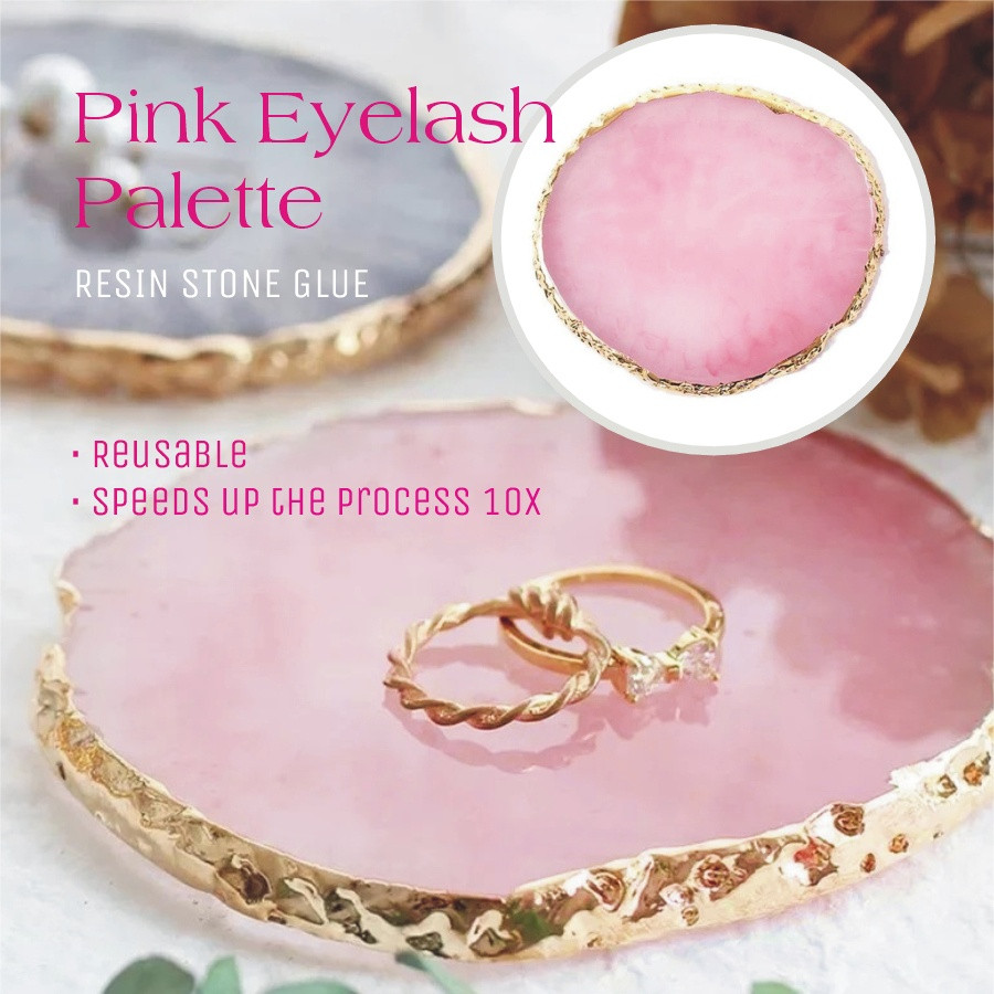 Pink Resin Palette, Reusable