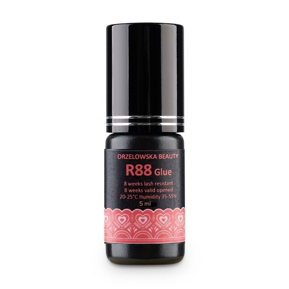 R88 Glue Pink 5 ml, drying time 1 sec, adhesive for eyelash extensions