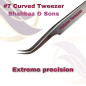 Tweezer no.7 Curved, For Volume Eyelash Extensions