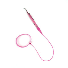 Pink Silicon Bracelet For Tweezer's Protection