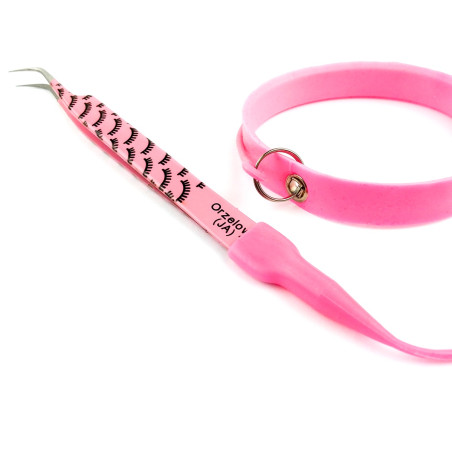 Pink Silicon Bracelet For Tweezer's Protection
