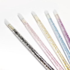 Mini Glitter applicators, Lip Brush sticks for applying eyelash extensions - 50 pcs