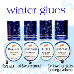 Standard Winter Glue, oil and waterproof , dry time 1 sec. 5ml