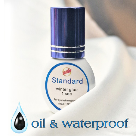 Standard Winter Glue, oil and waterproof , dry time 1 sec. 5ml