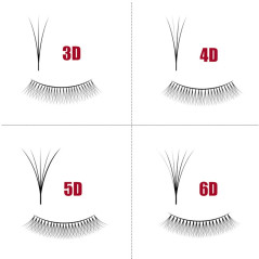 5D W Nagaraku Pre-Made eyelash extensions