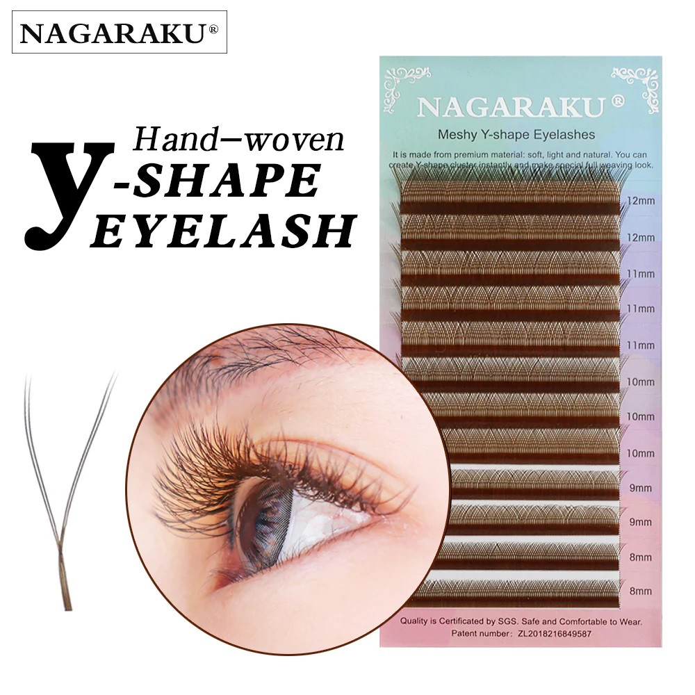 Nagaraku 2D YY, Brown, MIX D 0.07 (8-15MM)