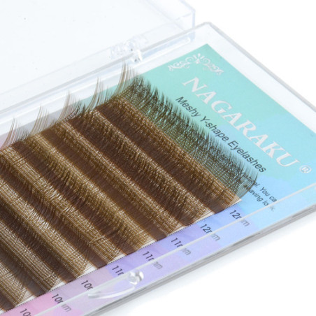 Nagaraku 2D YY, Brown, MIX D 0.07 (8-15MM)