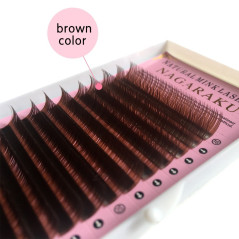 0.07 MIX Nagaraku Dark Brown, for eyelash extension