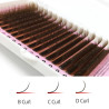 0.07 MIX Nagaraku Dark Brown, for eyelash extension