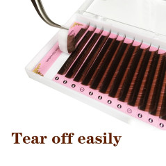 0.07 MIX Nagaraku Dark Brown, for eyelash extension