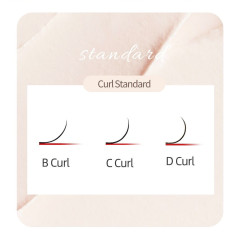 0.07 MIX Nagaraku Dark Brown, for eyelash extension