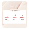 0.07 MIX Nagaraku Dark Brown, for eyelash extension