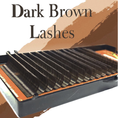 Curl C 0.05 - Dark Brown EyeLashes Butterfly