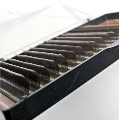 Curl C - dark Brown EyeLashes Butterfly