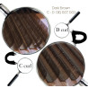 Curl C - dark Brown EyeLashes Butterfly
