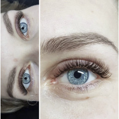 Curl C - dark Brown EyeLashes Butterfly