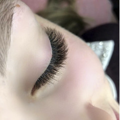 Curl C - dark Brown EyeLashes Butterfly