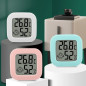 Mini digital thermometer, for measuring humidity and temperature (blue)