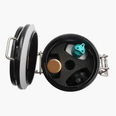 Adhesive Storage Container black