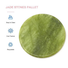 Jade stone 5cm, Lash Extensions Adhesive Holder