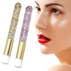 Glitter Brush, Eyelash Extension Brush (light pink)