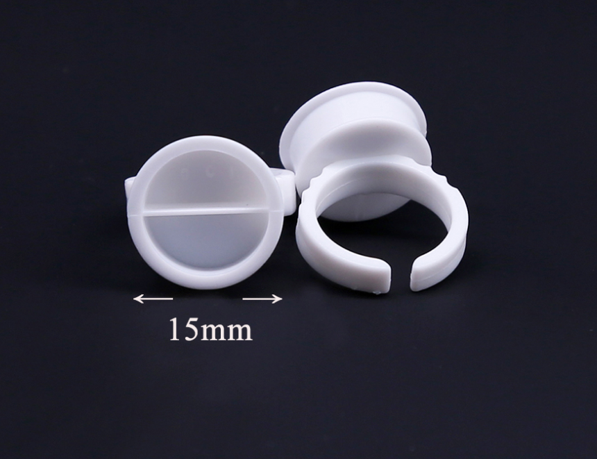 White 15mm Ring