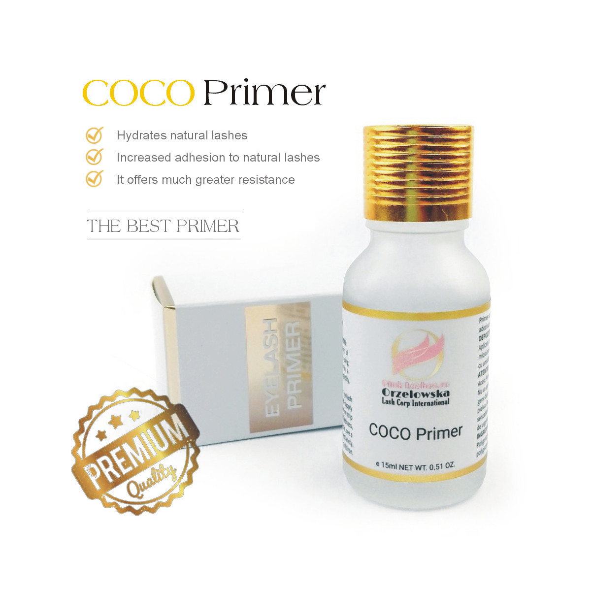 Coco Primer, LIMITED EDITION For Eyelash Extensions