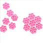 Small glue pink flower, 5 pcs, for eyelash extensions