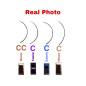 0.07 C - Premium Eyelash 1:1 extension Yassine