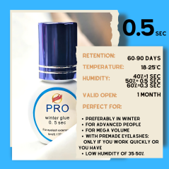 Pro Winter Glue, dry time 0.5 sec. 5ml
