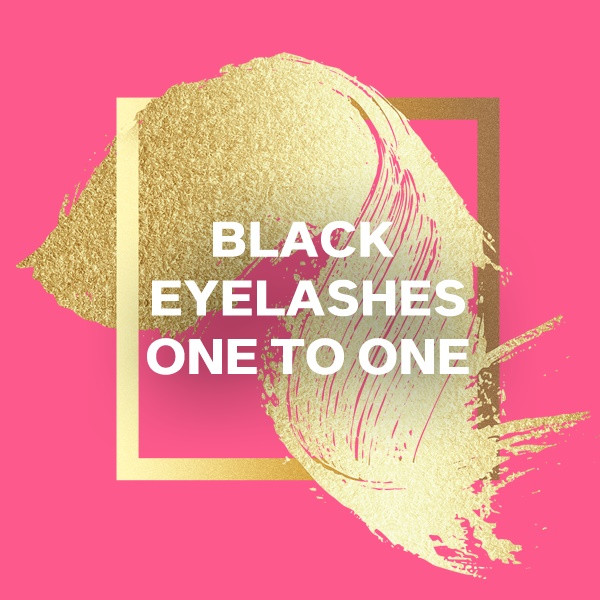 Filter all black lashes 1:1